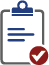 Mobile unit Request clipboard logo